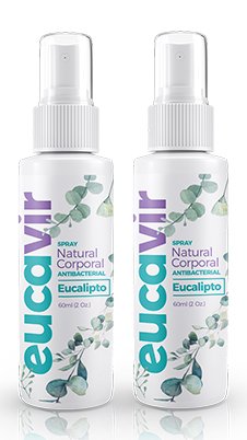 EUCAVIR Spray natural corporal (60 ml) x2